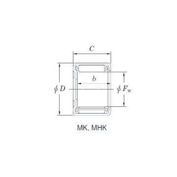 MHK881 KOYO Needle Roller Bearings #1 image